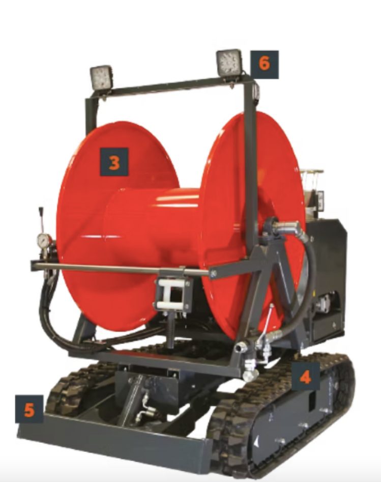 Tracked Remote Jetting Hose  