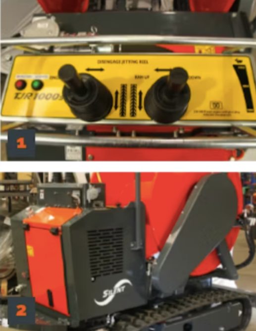 Tracked Remote Jetting Hose  